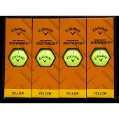 Callaway Golfbälle Warbird Distance+ - 12er Pack, gelb