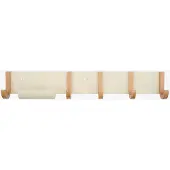 Design Letters - Jay Garderobe, L 70 cm, Eiche natur / cremeweiß