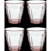 Duralex Picardie-Becher 25 cl, Rosa (4er-Set)