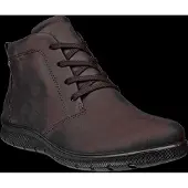 Ecco Babett Boot 2155836129 Damen-Boots, Leder, Garnet (Rotbraun) Schnürboots - Damenschuhe Modische Stiefelette / Boots, Braun, leder