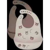 CeLaVi Silicon Bib (2-pack) silver lining (2501) ONESIZE