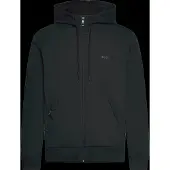 BOSS Kapuzenjacke aus Stretch-Baumwolle mit Reißverschluss und Logo-Print Grösse XXXL