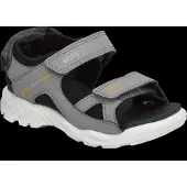 Ecco Biom Raft Kinder Sandalen, Steel/Black, 28