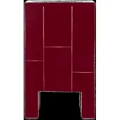 House Doctor HDBrick Beistelltisch, rot, Höhe 51 cm, Holz - , Rot, Holz