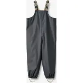 Wheat Regenhose m. Träger - PU - Charlo - Ink - - 4 Jahre (104) - Regenhosen