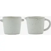 House Doctor - Milk and sugar set, Pion, Grey/White (206260340)