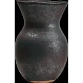 House Doctor Corp Vase Schwarz - , Schwarz, für Wohnzimmer, Stein