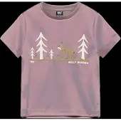 Helly Hansen K HH Tech Graphic T-shirt purple clay (676) 5