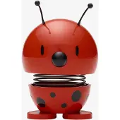 Hoptimist Baby Ladybird - 7 cm - Rot - - One Size - Dekofigur