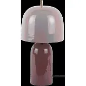 Leitmotiv - Tischleuchte Rico - Dunkelviolett - Ø20cm Tischlampe - Nachttischlampe, Wohnzimmer, Schlafzimmer