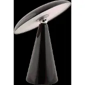 Leitmotiv - Tischleuchte Phoebe Led - Schwarz - Ø23cm Tischlampe - Nachttischlampe, Wohnzimmer, Schlafzimmer