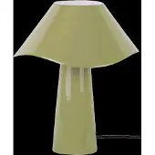 Leitmotiv - Tischleuchte Ameno - Tee grün - Ø28cm Tischlampe - Nachttischlampe, Wohnzimmer, Schlafzimmer