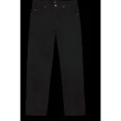 Lee RIDER SLIM Clean Schwarz FITTED BLACK JEANS TROUSERS W34 L32