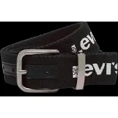 Levi's Stoffgürtel KIDS "LAN LEVIS WEBBING BELT", Jungen, Gr. L (76/81), schwarz, Web, Kunstfaser, Basic, Gürtel Stoffgürtel, UNISEX