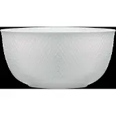 Lyngby Porcelæn - Rhombe Weiß Servierschale - Ø17.5 cm