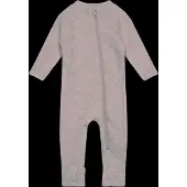 Mikk-Line Overall - Wolle - Melange Offwhite - - 74 - Overalls