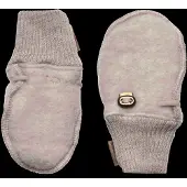 Mikk-Line Fäustlinge Merinowolle, Melange Offwhite, 74-80