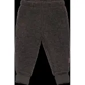 Mikk-Line Wollfilz-Hose Baby, Dark Brown Melange, 86