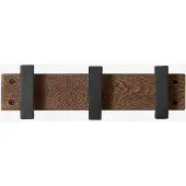 Muubs - Harlem Coat rack Dark oak - 35x6,5x10 cm
