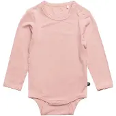 Minymo Body l/ä - Bambus - Rosa - - 62 - Body L/Ä