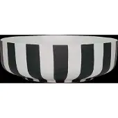 OYOY Toppu Schale, schwarz/weiß, Ø 20 cm - Living Design Living Design, Toppu, Schwarz, für Küche, Keramik, Design