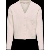 ONLY Cardigan - Rib - Strick - KogMandy - Birch - - 9-10 Jahre (134-140) - Cardigans