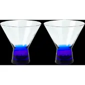 Broste Copenhagen Konus Cocktailgläser 10cl blau 6er-Set