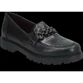 Rieker Damen Slipper 45561, Schwarz,39 EU