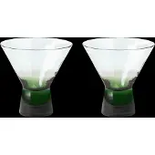 Broste Copenhagen Konus Cocktailgläser 10cl grün 6er-Set