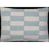 Broste Copenhagen - Jane Kissenbezug, 40 x 60 cm, dusty blue / oatmeal