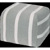 Broste Copenhagen Sigrid Pouf beige/grün