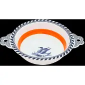 Pols Potten Schüssel x Rijksmuseum Bird Patterned Orange 17 cm