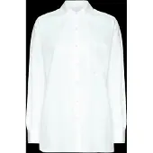 Scotch & Soda Core Girlfriend Poplin Shirt White/pastel Größe: 38 | Longsleeves Outlet | Damen | Weiß