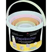 Spielstabil Stapelbecher-Set pastell 5-teilig