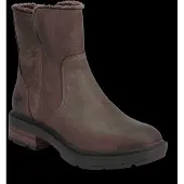 Timberland Winterstiefelette "BRIMFIELD MID WARM LINED BOOT", Damen, Gr. 36, braun (medium braun full grain), Leder, Schuhe Winterstiefelette, Winterstiefel, Winderboots, Winterschuhe, gefüttert