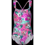 Speedo Learn To Swim Printed Frill Thinstrap Badeanzug