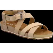 Timberland Damen Malibu Waves Backstrap Sandalen Medium Beige Nubuck-Schuhgröße 38