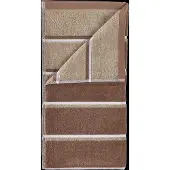 Zone Badetuch Sauna Terracotta / Camel / Lupine (70 x 140 cm)