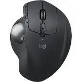 Logitech MX Ergo S, rechts, Vertikale Ausführung, Optisch, RF Wireless + Bluetooth, 2048 DPI, Graphit