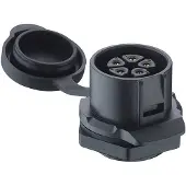Lutronic 0272 02 Rundsteckverbinder Kupplung, Einbau Gesamtpolzahl: 2 1 St.