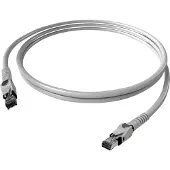 EasyLan VarioBoot Patchkabel Cat.6A, S/FTP, grau, 10 m