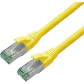 Roline recycled material RM Patchkabel Cat.6A S/FTP (PiMF), gelb, 5 m