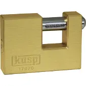 Kasp Mono-Blockschloss, Messing, 70 mm