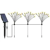 Lumisky Set Mit 3 Solarleuchtfeuern Und 30 Kugeln LYRA h70cm