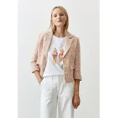 More & more Bouclékurzblazer in coloured summer boucle | Gr.: 38