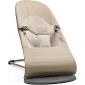 BabyBjörn Balance Soft Babywippe Gewebt, Khaki/Beige