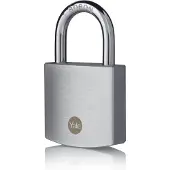 Yale Y120B/50/127/1 Vorhängeschloss 50 mm Silber Schlüsselschloss