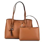 GUESS Melody 2in 1 Tote Shopper Braun