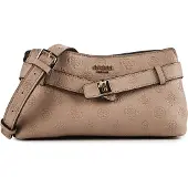 GUESS Handtasche Ella Logo Mini HWPD97 46730 Dunkelbeige