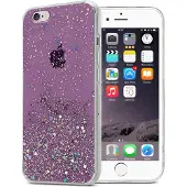 Cadorabo TPU Cover funkelnder Glitter